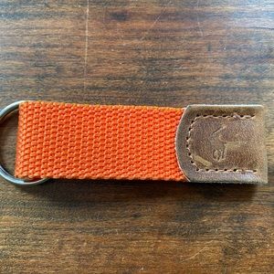 Ralph Lauren POLO nylon Key fob ORANGE